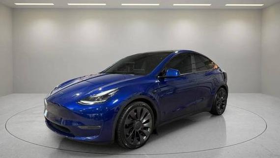 TESLA MODEL Y 2021 5YJYGDEF5MF246214 image